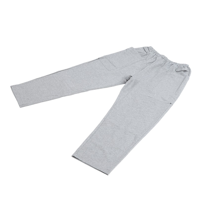 Catheter Leg Bag Pants 2 Outer Side Pockets Soft Cotton