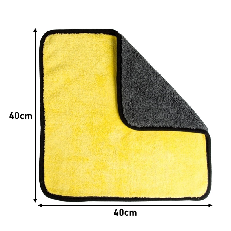 Pro-Kleen Microfibre Cloth 1000GSM 40 x 40cm Cleaning Towel For