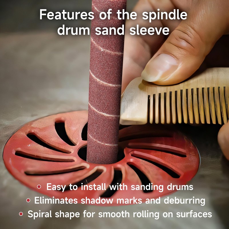 Shineboc 12PCS Aluminium Oxide Sanding Sleeves for Oscillating Sander, 400