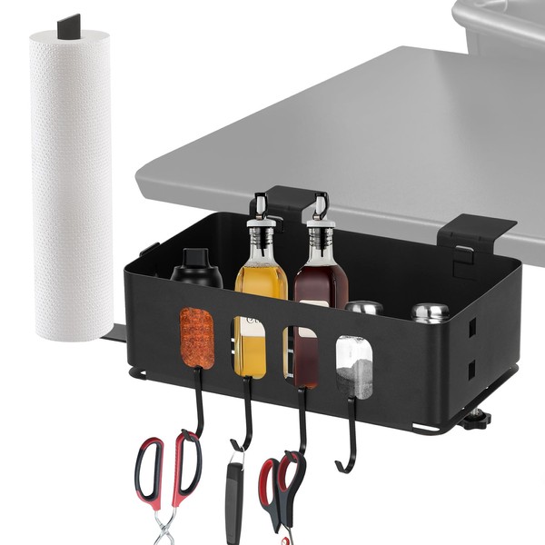 kenvc Griddle Caddy for Blackstone, BBQ Accessories Storage Box with