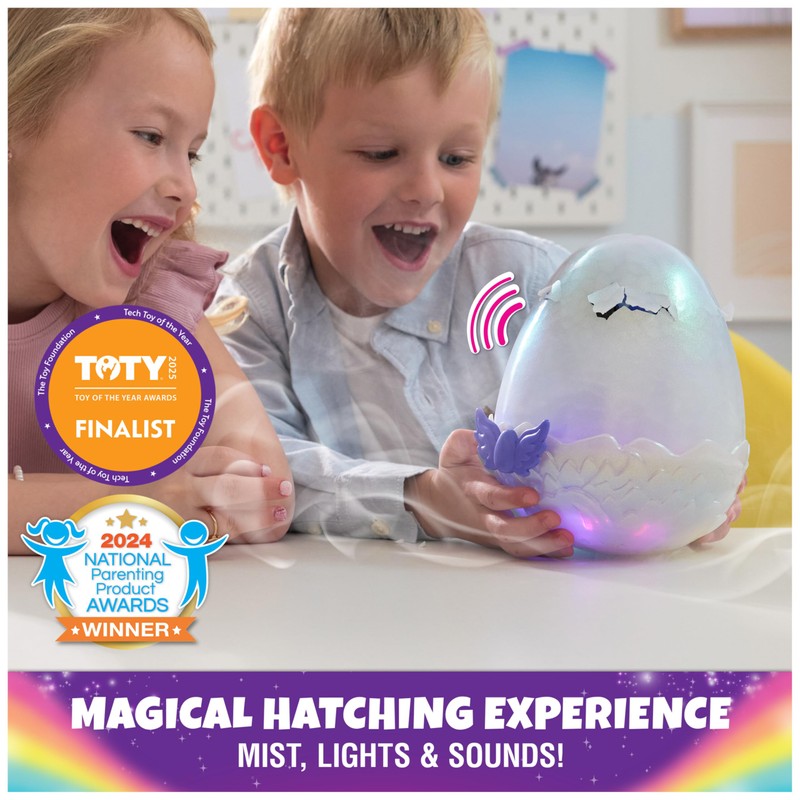 Hatchimals Alive, Mystery Hatch Draggle, Surprise Interactive Toy & Egg