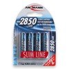 Ansmann AA 2850mah 4-pack Slimline Rechargeable Batteries For Wireless Mics