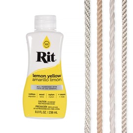 Rit Dye Liquid Sampler Kit- Wide Selection of Colors and Rope Samples