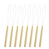 8 Pcs Hair Extension Loop Pulling Hook Tool Needle Threader