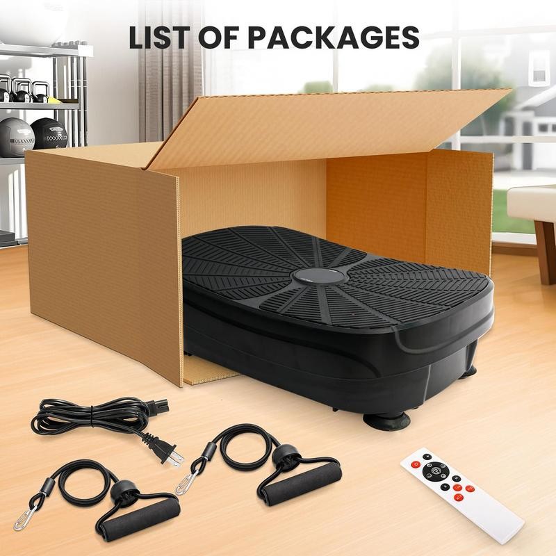 Vibration Plate Exercise Machine, Whole Body Workout, Fat Shaker &