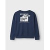 NAME IT Nkmorville LS RLX Sweat Bru Box, Blu (Insignia