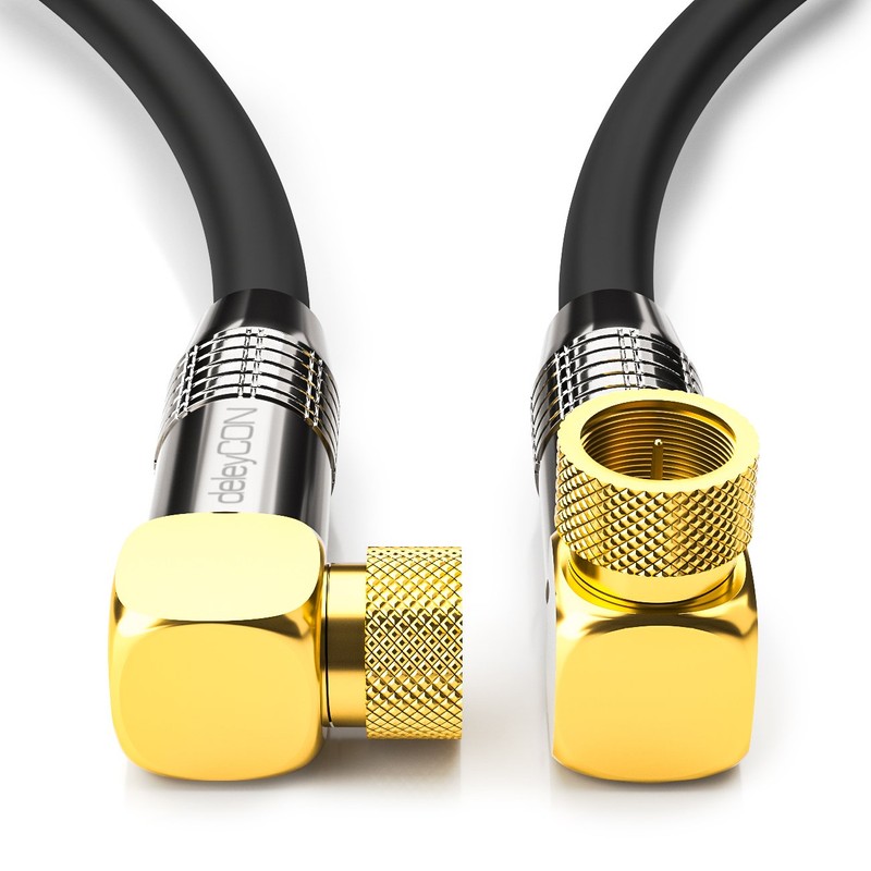 DeleyCON SAT Antenna Cable 2 x 90°