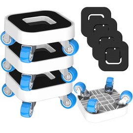 New Upgrade Furniture Movers with Wheels, Furniture Sliders with 360° Rotatable 1.25in Wheels, Furniture Dolly for Moving Heavy Sofa, Bed, Load Capacity Up to 900lb