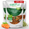 EATIFUL Lentil Soup, Made With Organic Vegetables, Lentil Soup With
