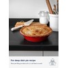 LE TAUCI Ceramic Pie Pans for Baking, 9 Inches Pie
