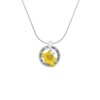 Delight Jewelry Silvertone Yellow Hibiscus Flower - Silvertone She Believed