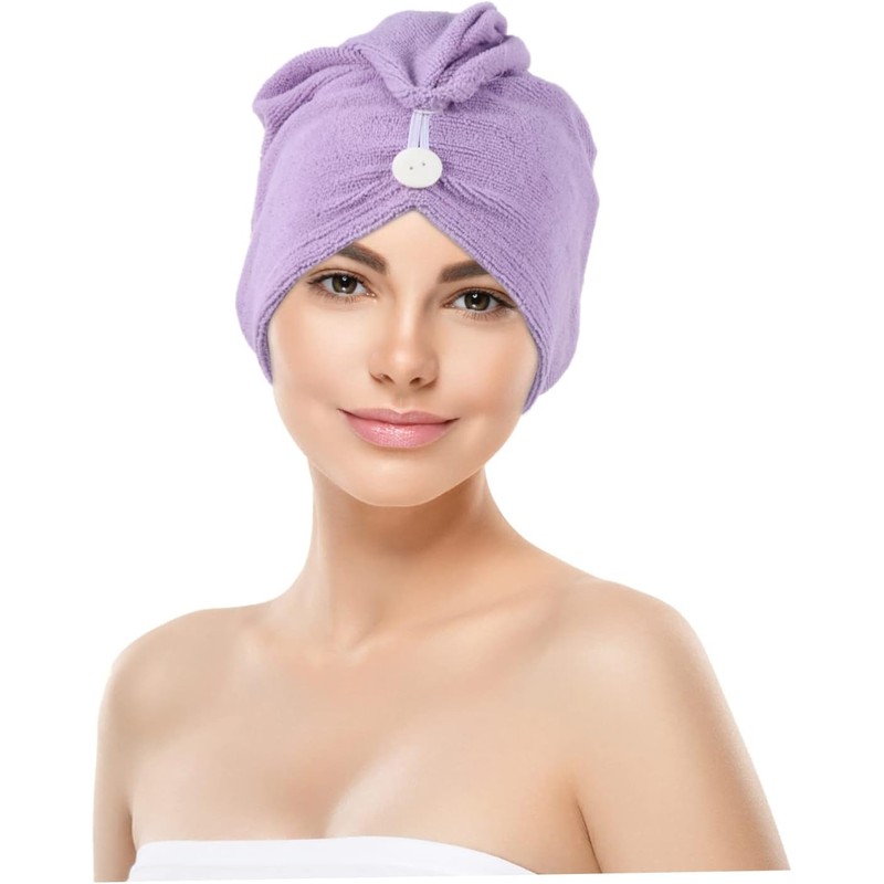DOITOOL Toalla para Secar el Cabello de Microfibra, Secado Rápido