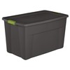 Sterilite 19453V04 35 Gallon/ 132 Liter Latch Tote, Flat Gray