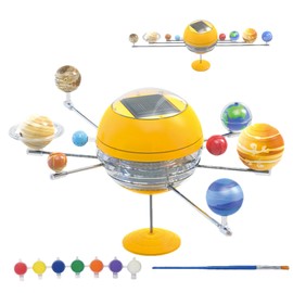 Solar System Kit for School Project - Solar Kits for Kids - Planetarium Geographic Toy for Family Adults Teenagers Backyard Beach Exploration Activity