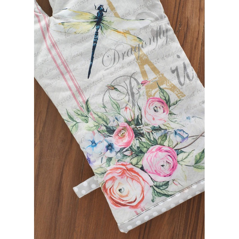 Maison d' Hermine Oven Mitt & Pot Holder 100% Cotton