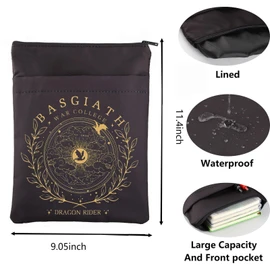 Fourth Wing Inspired Book Sleeve Dragon Rider Gift Basgiath War College Dragon Rider Gift Fantasy Book Inspired Gift Dragon Rider Basgiath War College Book Sleeve (Basgiath Dragon bs CA)
