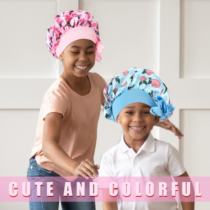 5 Gorros de Satén para Niños Gorro de Dormir para