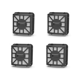 4 PACK Replacement Hepa Filter For Shark IQ Robot R101AE (RV1001AE), IQ R101 (RV1001), UR1005AE Self-Empty Base
