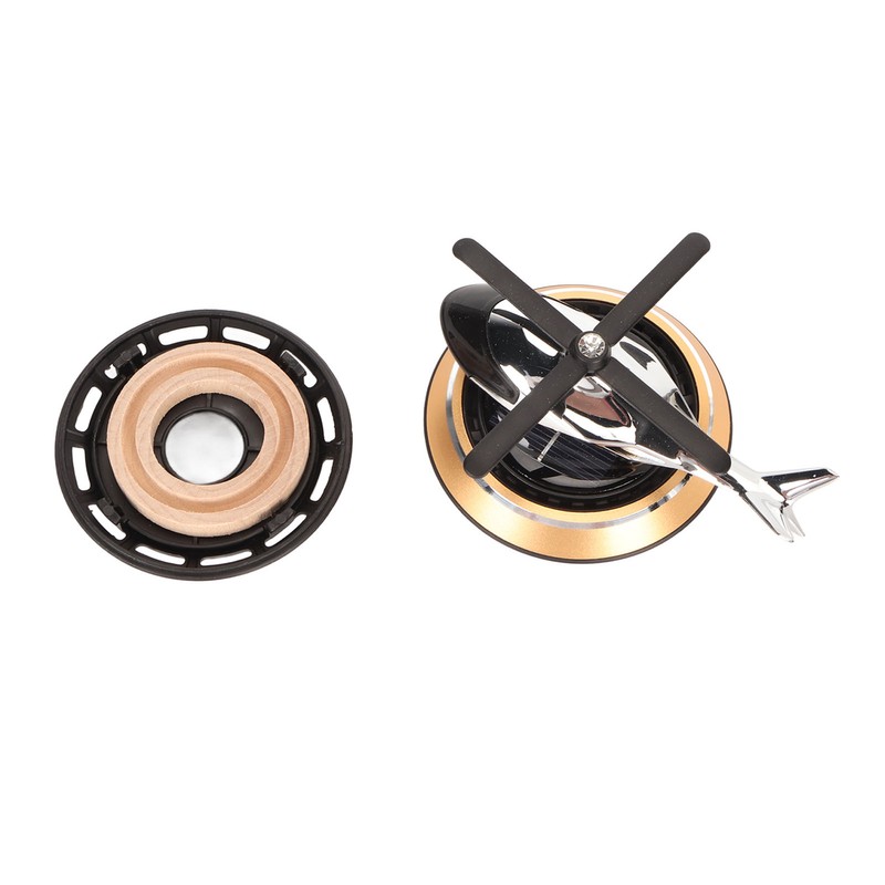Car Air Fresheners with Solar Rotating Relieve Stress Purifie Odors