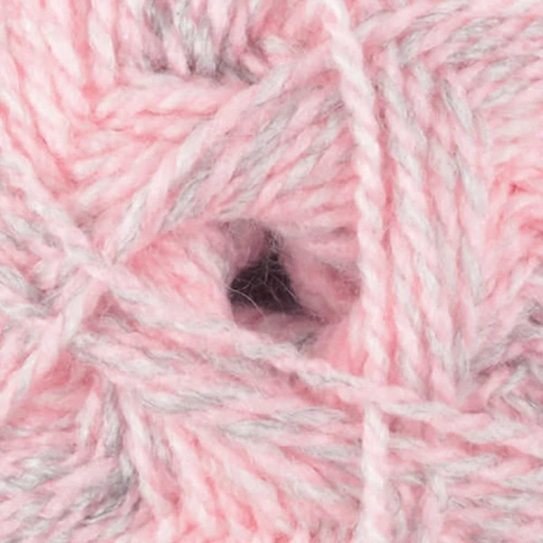 James C Brett Baby Marble DK - Pink & Grey