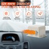 Rossesay 12V 800w Car Heater 2 Hole Portable Windshield Defroster
