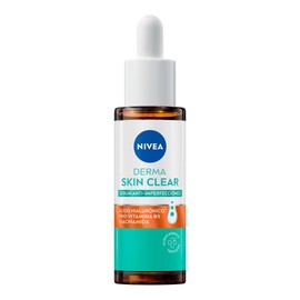 NIVEA Serum Anti-Imperfecciones Derma Skin Clear 30ml, Con Ácido Hialurónico, Pro-Vitamina B5 y Niacinamida, Suero Facial con efecto mate ideal para p