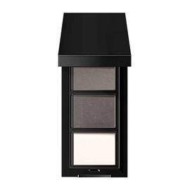 Brow Powder Kit,Long-Lasting Waterproof Two Colors Brow Filler Get Full Defined Natural Brows,Eye Brow Contour Palette with Double-ended Eyebrow Brush,sombra para cejas (03 Black Tea)