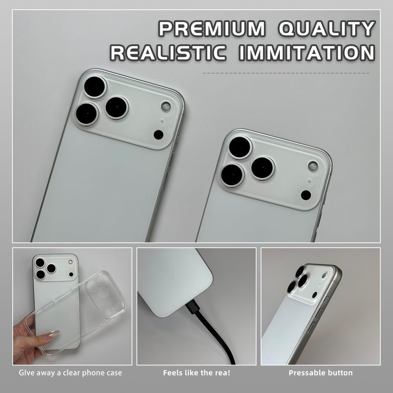 Fake Phone Dummy PropPhone, BlackScreen Decoy PhonePear PhoneNon-Working Phone17 Pro