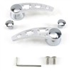 AutoLöc Power Accessories Brushed Billet Aluminum Maltese Cross Car Window
