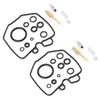 2 Sets Motorcycle Overhaul Carburetor Rebuild Kit Fit for Honda