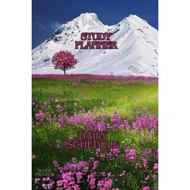 Undated Study Planner for Students – 130 Pages Floral Academic Organizer, Daily, Weekly & Monthly daily Schedule Notebook for College and High School