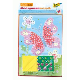 folia 23803 Foam Rubber Mosaic Picture Butterfly 405 Pieces