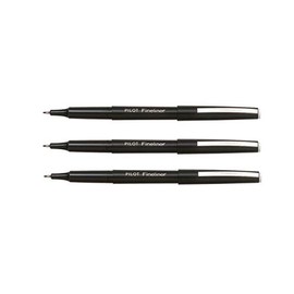Pilot Extra Fine Fine 0.4mm Black Fineliner Pen (Pack of 3)