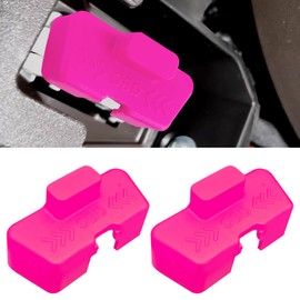 HQRNYP 2PCS Car OBD2 Diagnostic Connector Cap, OBD Port Lock, Silicone Protective Sleeve Car Security Device, Waterproof Interface Protective Cover Car Accessories for Most Vehicles (Purple)