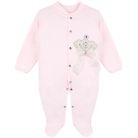 Lilax Baby Girl Jewels Crown Layette 3 Piece Gift Set 0-3 Months Pink Crown