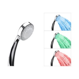 LORDAL Shower Head Plastic Silver LED Lighting Colourful