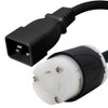 IronBox Electric - IEC C20 to NEMA L5-20R Plug Adapter