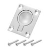 sourcing map Flush Ring Pull Handle, 1Pcs 48 x 38
