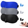 3 Piezas Antifaz para Dormir para Dormir de Lado, Antifaz
