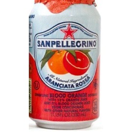 San Pellegrino Beverage, Aranciata Rossa (Blood Orange), 11.15 oz (6 pack)