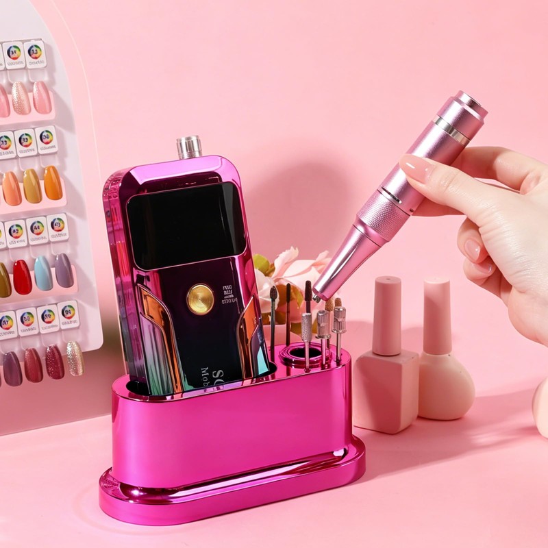 Nail Drill Machine Holder Efile Stand and Organizer Storage Box
