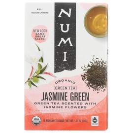 Numi Tea Jasmine Green Tea - Medium Caffeine - 18 Bags