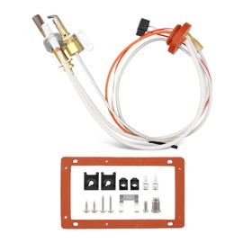 Water Heater Pilot Assembly Fit for Rheem Ruud Richmond SP20754 SP21058 SP21059 SP20800,NG/LP Universal Burner Ignition Replacement Kit with Thermopile and Sparker