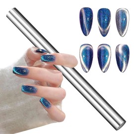 KAAGEE Cat Eye Nail Magnet Cat Eye Magnet for Nails Design Cat Eye Magnetic Gel Nail Polish Magnet Wand Double-Head Nail Art Magnets Stick Nail Art Tools for DIY Home, Salon, Studio