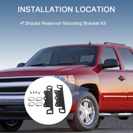 Nirakoka Universal Shocks Reservoir Mounting Bracket Kit 803-02-042 Fit for 2.0 or 2.5 Diameter Reservoir