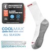 ROCKROOSTER 3 Pairs Men's All Season COOLMAX Moisture Wicking Premium