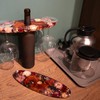Handcrafted Wine Glass Holder with Flowers Preserve, Wine & Champagne