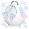 Bubble Machine for Kids Toddlers,45°/360° Auto Rotatable Spherical Bubble Maker