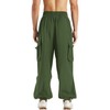 Susclude Cargo Pants for Men Baggy Sweatpants Casual Parachute Pants