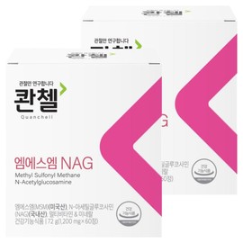 Quentzel MSM NAG 72g, 60 tablets, 2 units / 콴첼 엠에스엠 NAG 72g, 60정, 2개